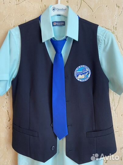 Рубашка с жилеткой(можно по отдельности)