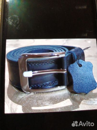 Мужской кожаный ремень