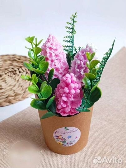 Букеты с цветами из мыла ручной работы