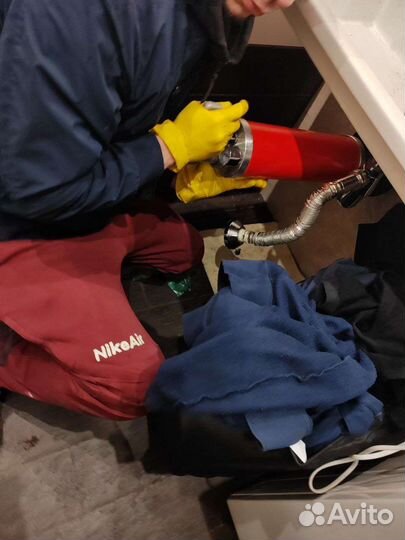 Прочистка канализации, устранение засоров