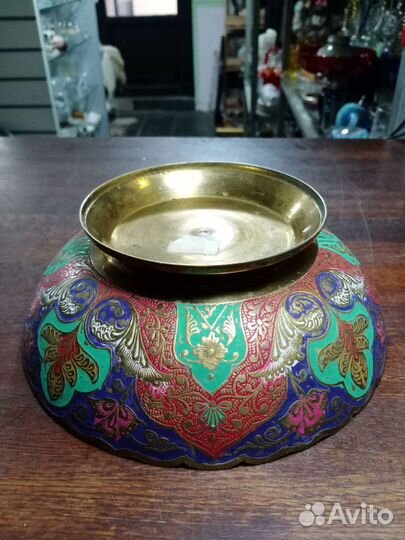 Ваза индия латунь