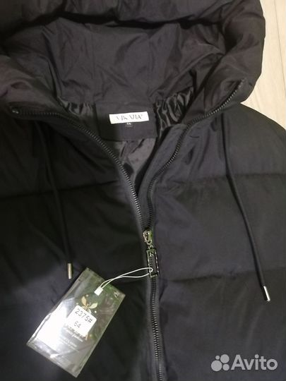 Пуховик зимний женский большого размера новый