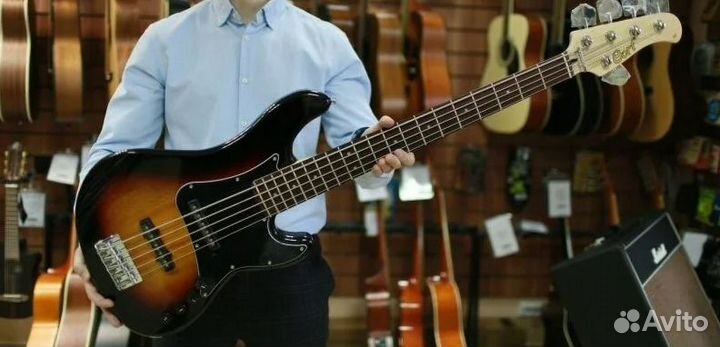 Бас гитара Cort + Аксессуары