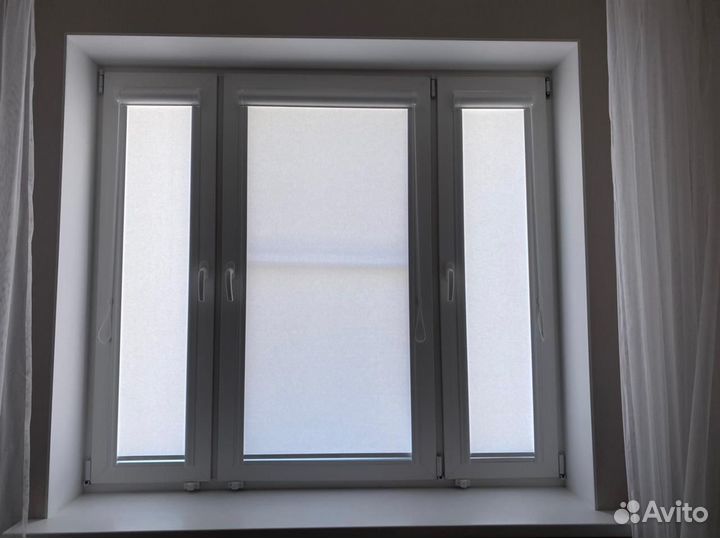 Установка рулонных жалюзи