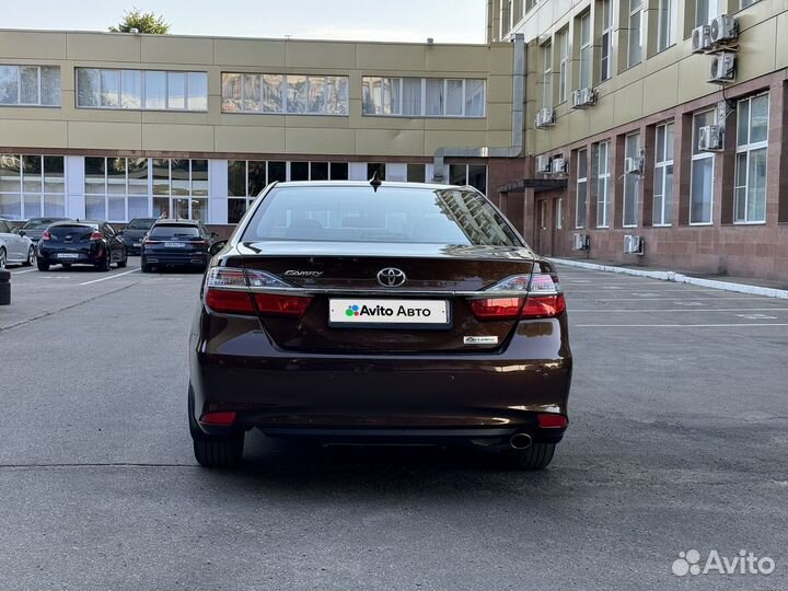 Toyota Camry 2.5 AT, 2017, 180 000 км