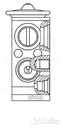 Клапан расш. кондиционера (трв) для а/м Hyundai