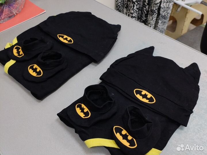 Костюм Бэтмана для малышей 70 и 100 см