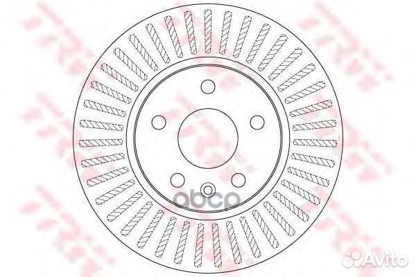 DF7475 диск тормозной Chevrolet Aveo/Cruze 1.2