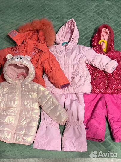 4 детские куртки