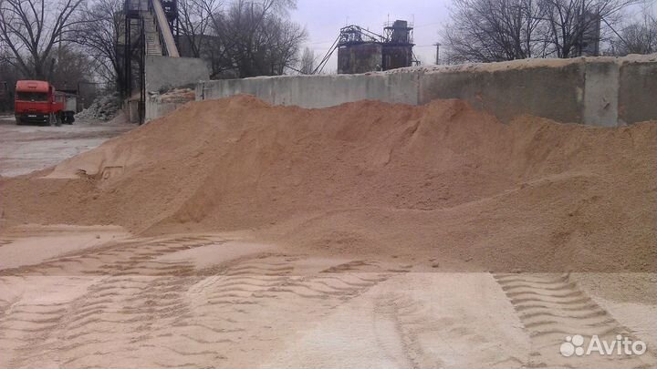 Песок карьерный