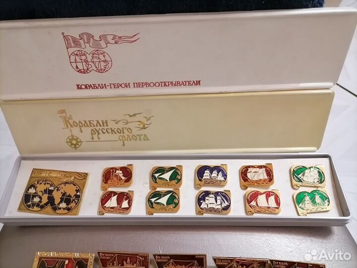 Коллекция знаков Флот Корабли