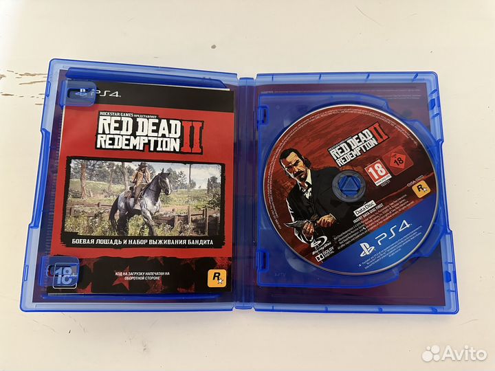 Red Dead Redemption 2 ps4 диск