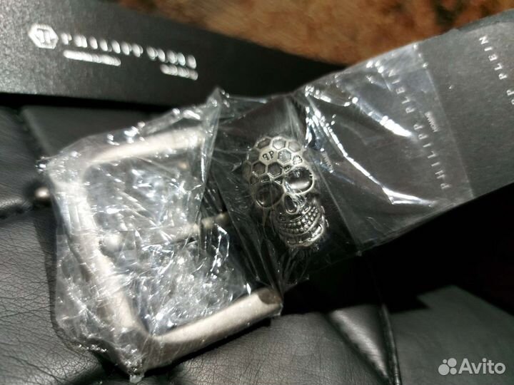 Ремень Philipp Plein натуральная кожа