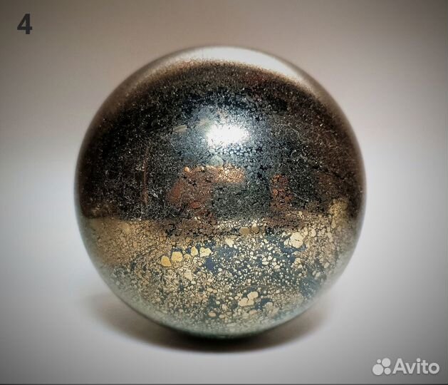 Каменные шары Септария Кальцит Змеевик Халькопирит