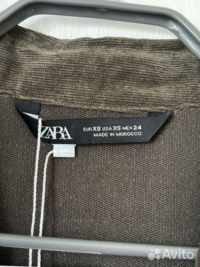 Новое вельветовое платье Zara 44