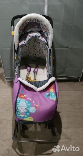 Санки коляска ника 7-2