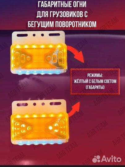 Светодиодные боковые габаритные огни