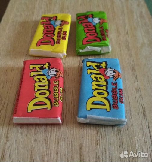 Donald целая жевательная резинка, жвачка набор или