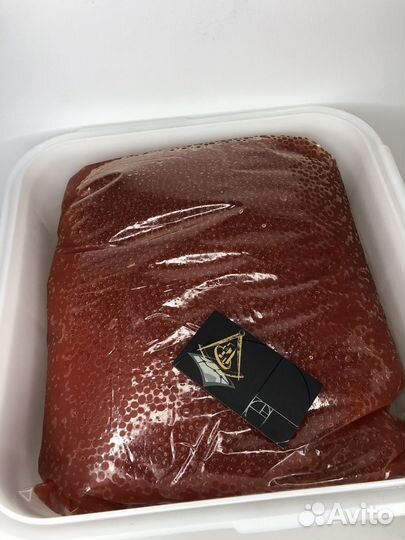 Восстановленная икра рыб лососевых пород