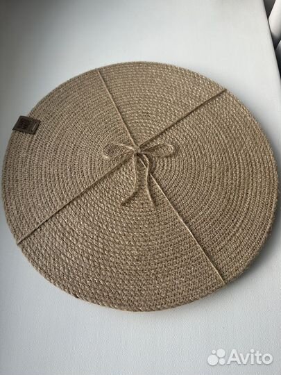 Салфетки сервировочные из джута/ плейсматы