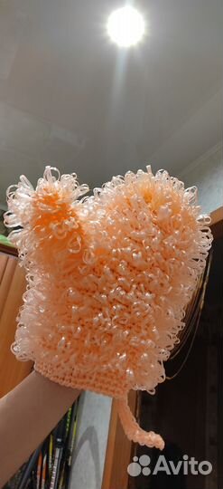 Мочалки ручной вязки