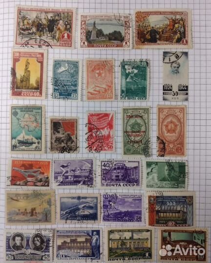 Почтовые марки СССР. Нечастые. Набор