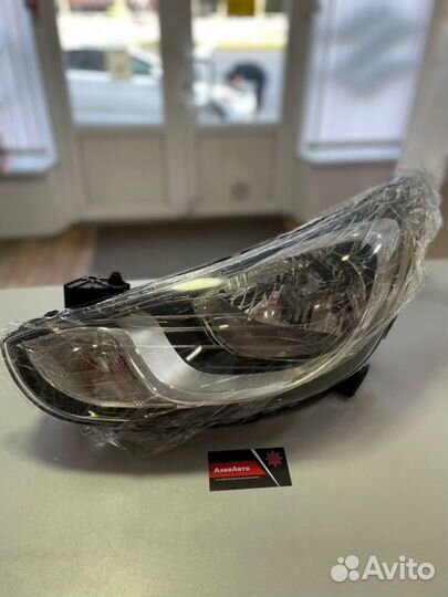 Фара галогеновая передняя левая Hyundai Solaris