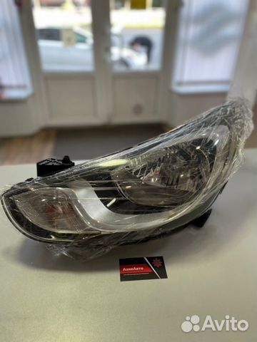 Фара галогеновая передняя левая Hyundai Solaris