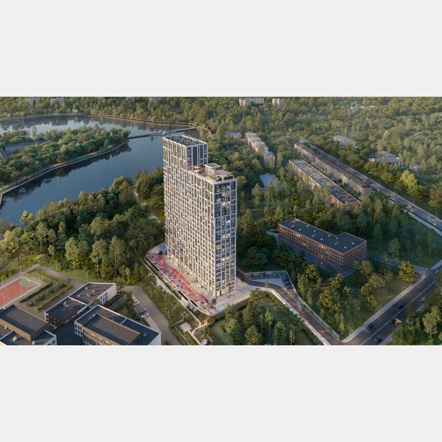 2-к. квартира, 40,2 м², 25/28 эт.