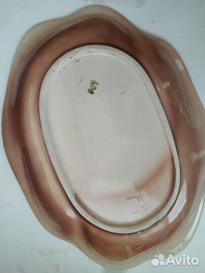 Утятница / гусятница керамическая с тарелкой