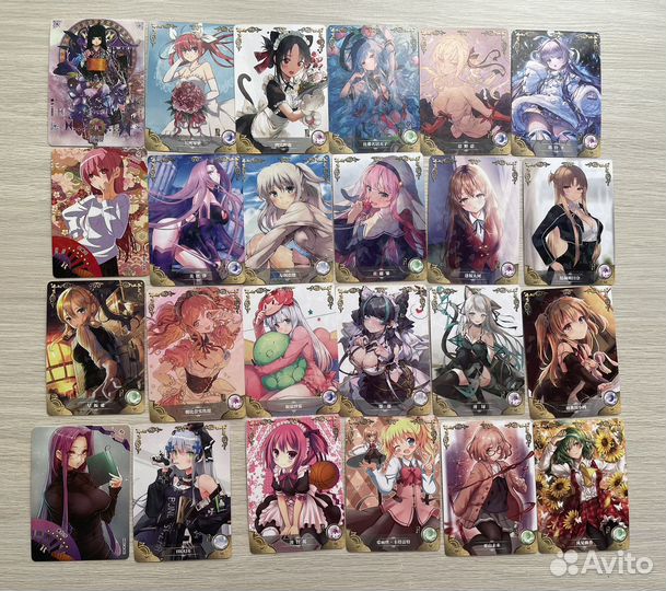Коллекционные аниме карты