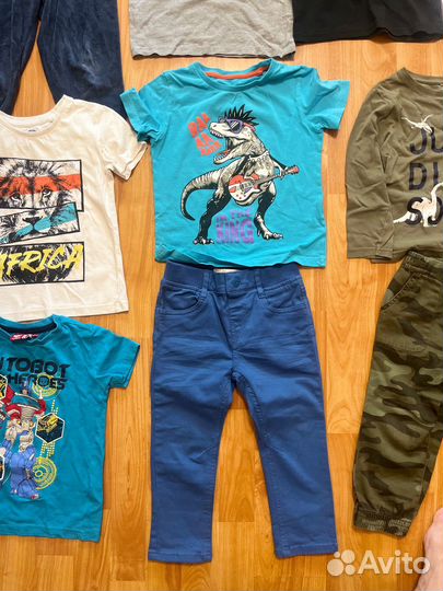 Большой пакет вещей для мальчика 98