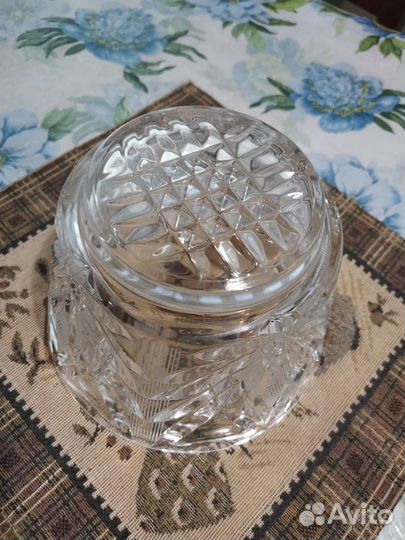 Салатник хрустальный