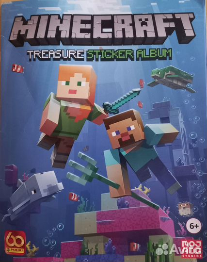 Наклейки для журнала Panini Майнкрафт