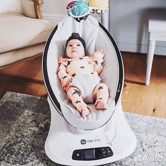 Напрокат Детские качели 4moms MamaRoo 4.0 серый цв