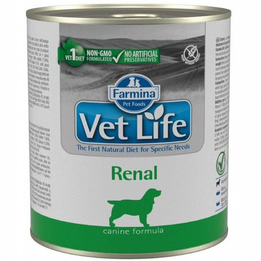 Влажный корм для собак Farmina VetLife Ренал 300г