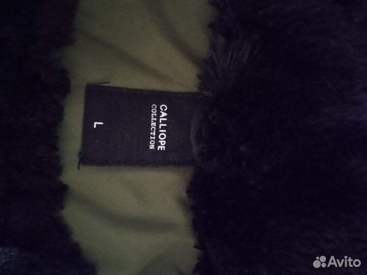 Зимняя парка с натуральным мехом на капюшоне Б/у м