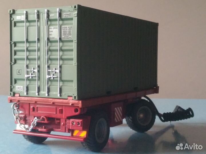 Siku прицеп р/у с контейнером 1:32