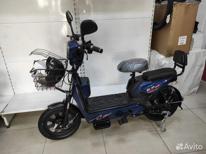 Велосипед скутер с педалями электро 500W