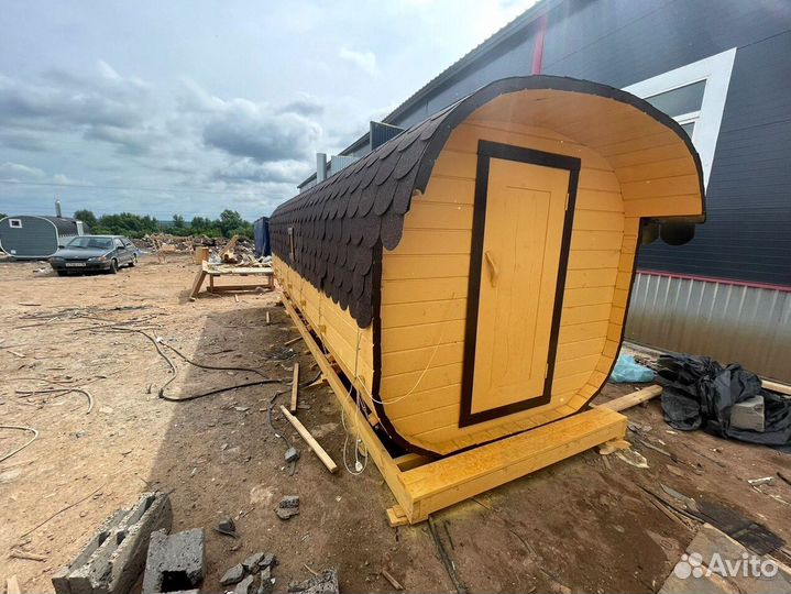 Баня бочка квадро в наличии