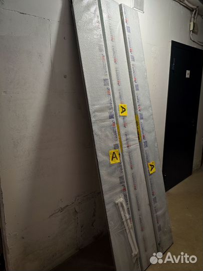 Подоконник пвх 2340 x 250 vitrage + белый матовый