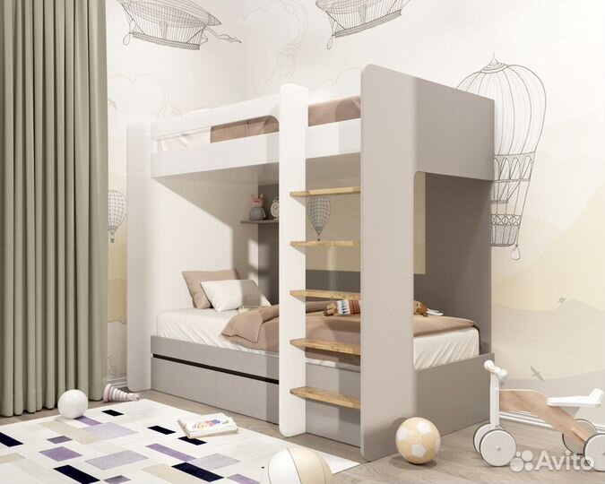 Кровать двухьярусная