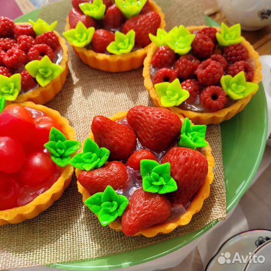 Пирожное из мыла