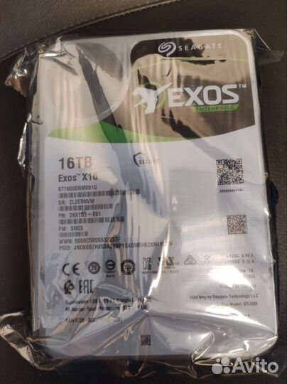 Жесткий диск 16 тб Seagate ST16000NM001G HDD 16Tb