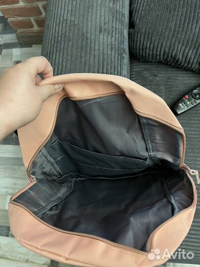 Рюкзак детский розовый с мишкой