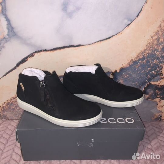 36 р Женские ботинки демисезонные Ecco soft 7w