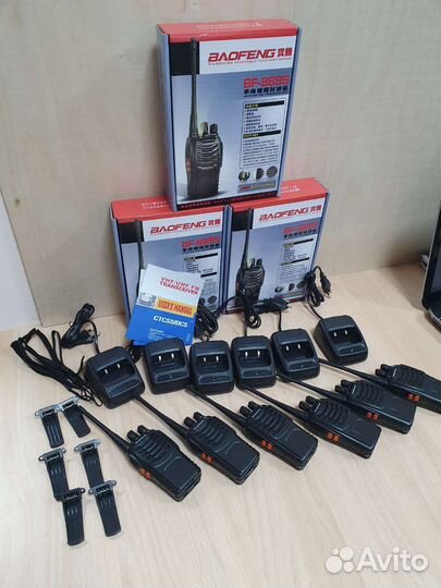 6 раций Baofeng BF-888s для строительства