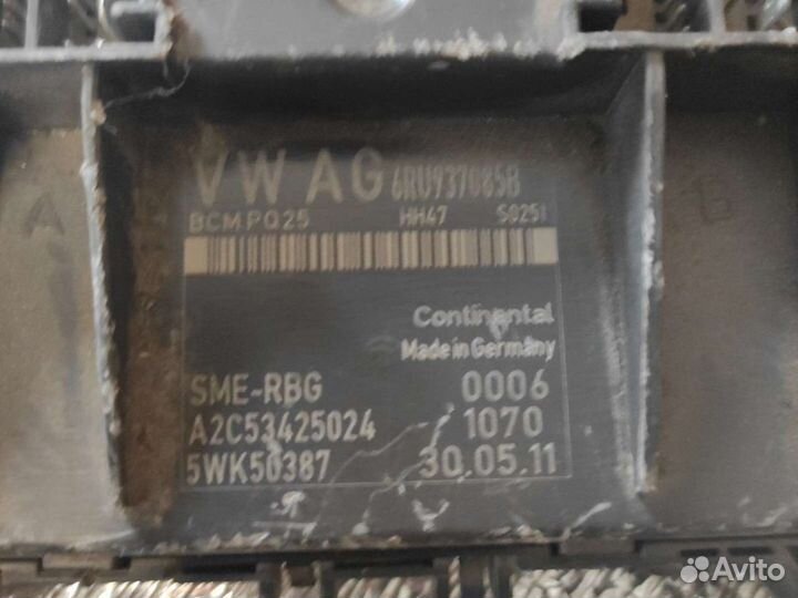 Блок комфорта фольксваген поло 2011год