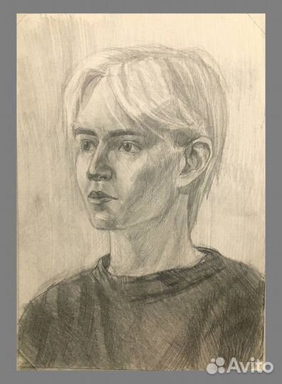 Портрет по фото карандашом на заказ