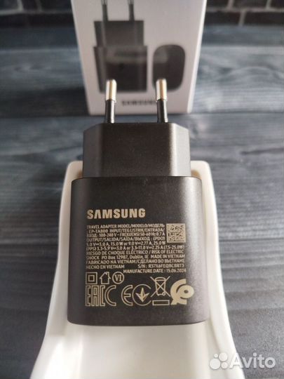 Зарядка samsung 25w/Samsung Зарядка 25W